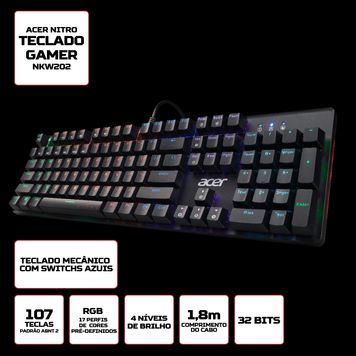 Teclado Gamer Acer Nitro