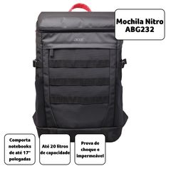 Mochila Acer Nitro Esportiva