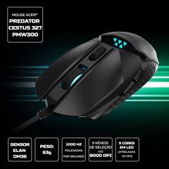 Mouse Gamer Predator 8000 DPI